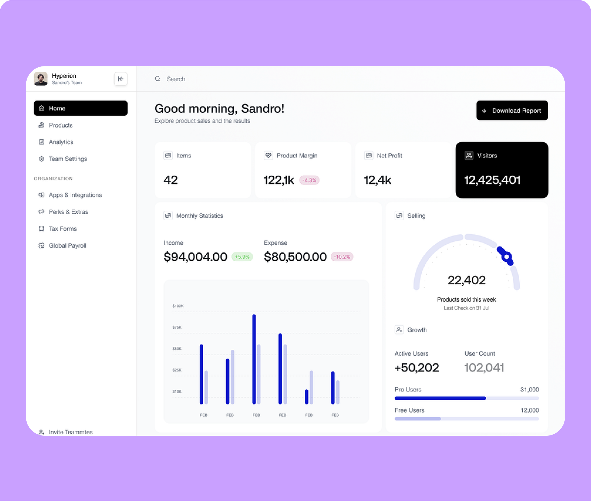 Your Tour pricing page